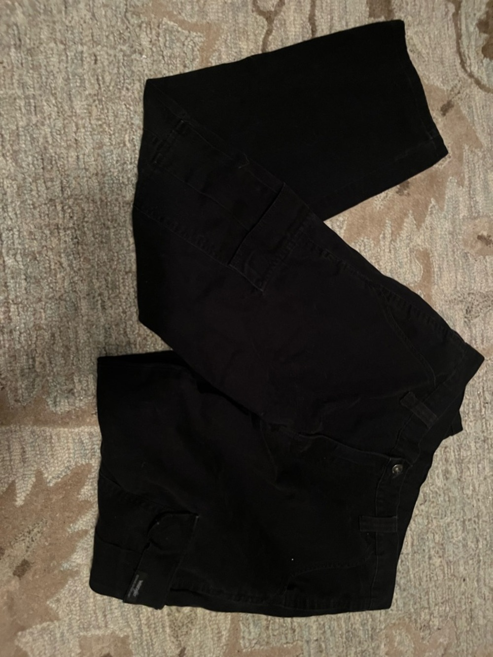 Wrangler Classic Black Cotton Cargo Pants